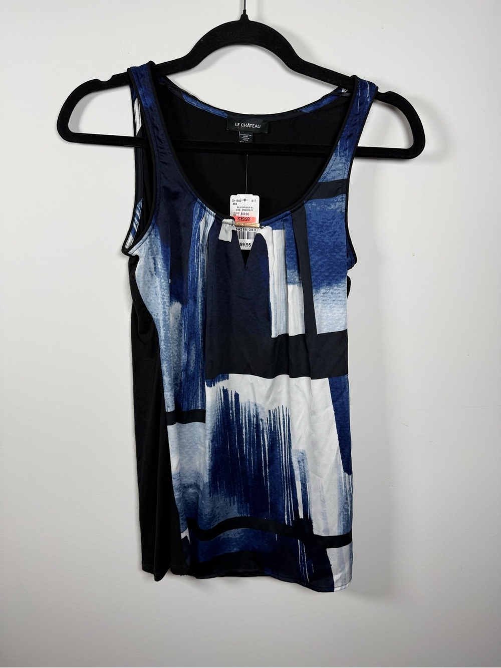 LE CHATEAU | BNWT Y2K 00s Abstract Print Tank Top Size XXS